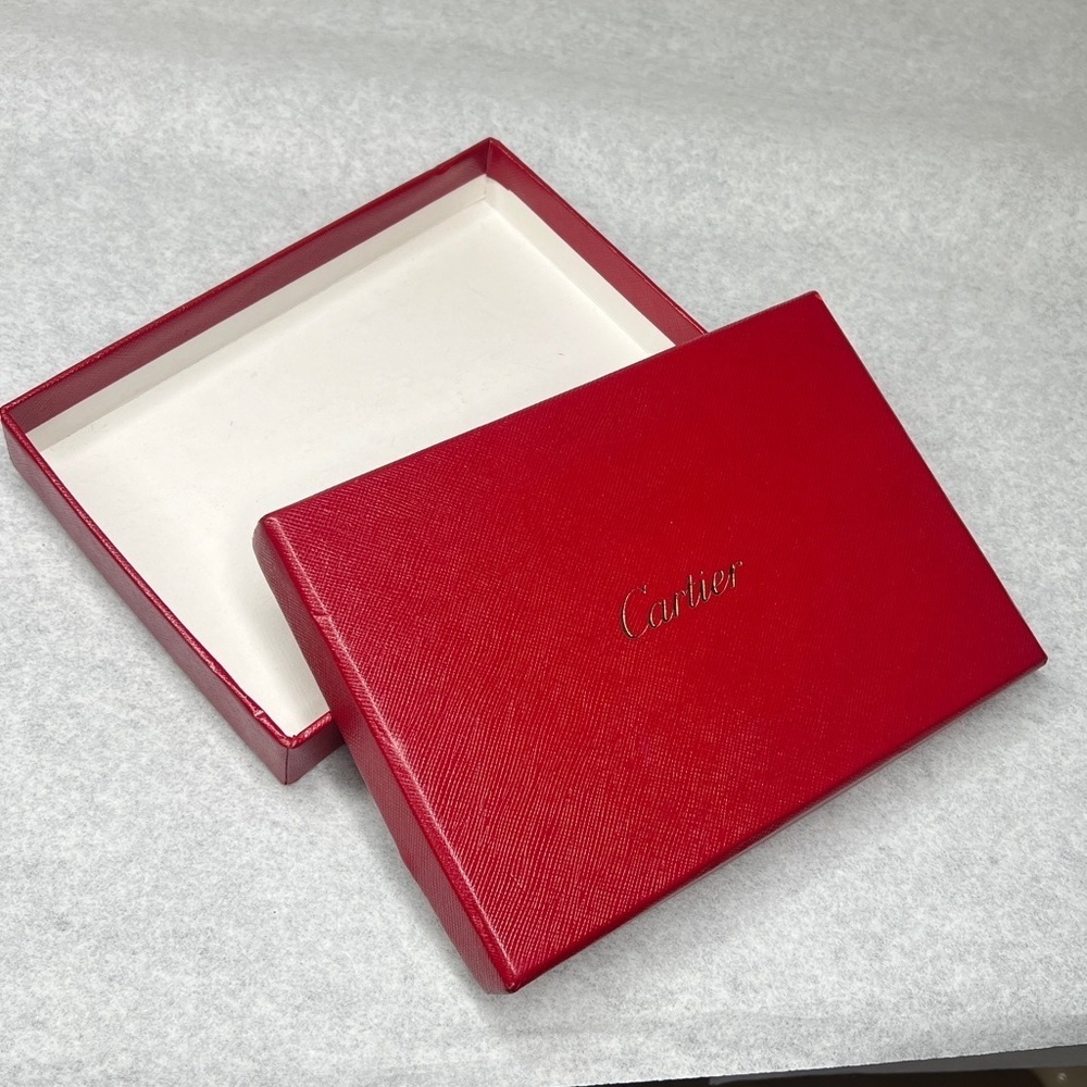 Cartier 7” x 5” x .5” Red Gift Box